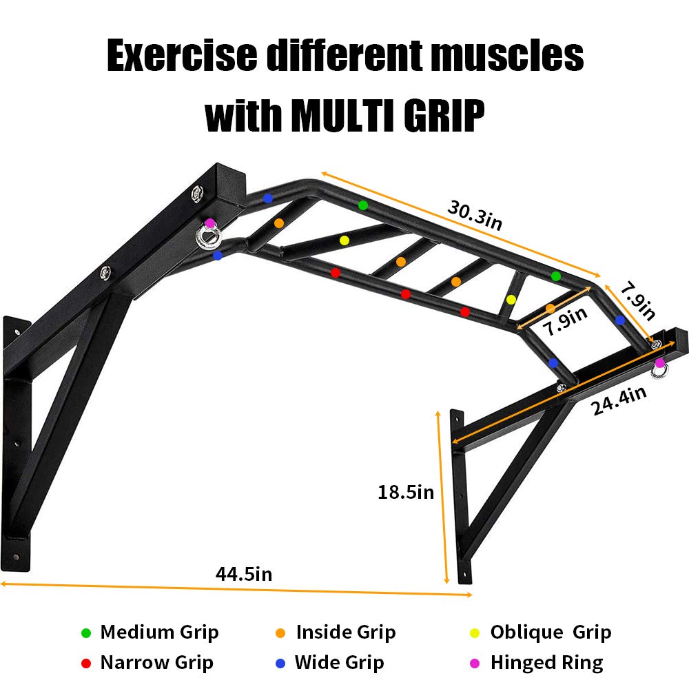 Pull Up Bar - Wall Mounted