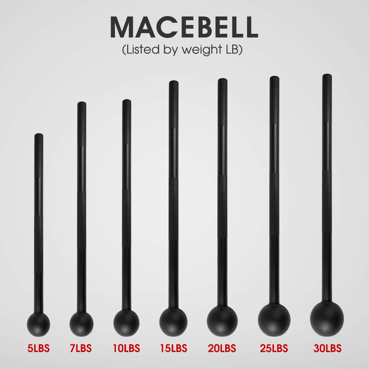 Mace Bell 25 lbs. for BALANCED PNF Movement Pattern