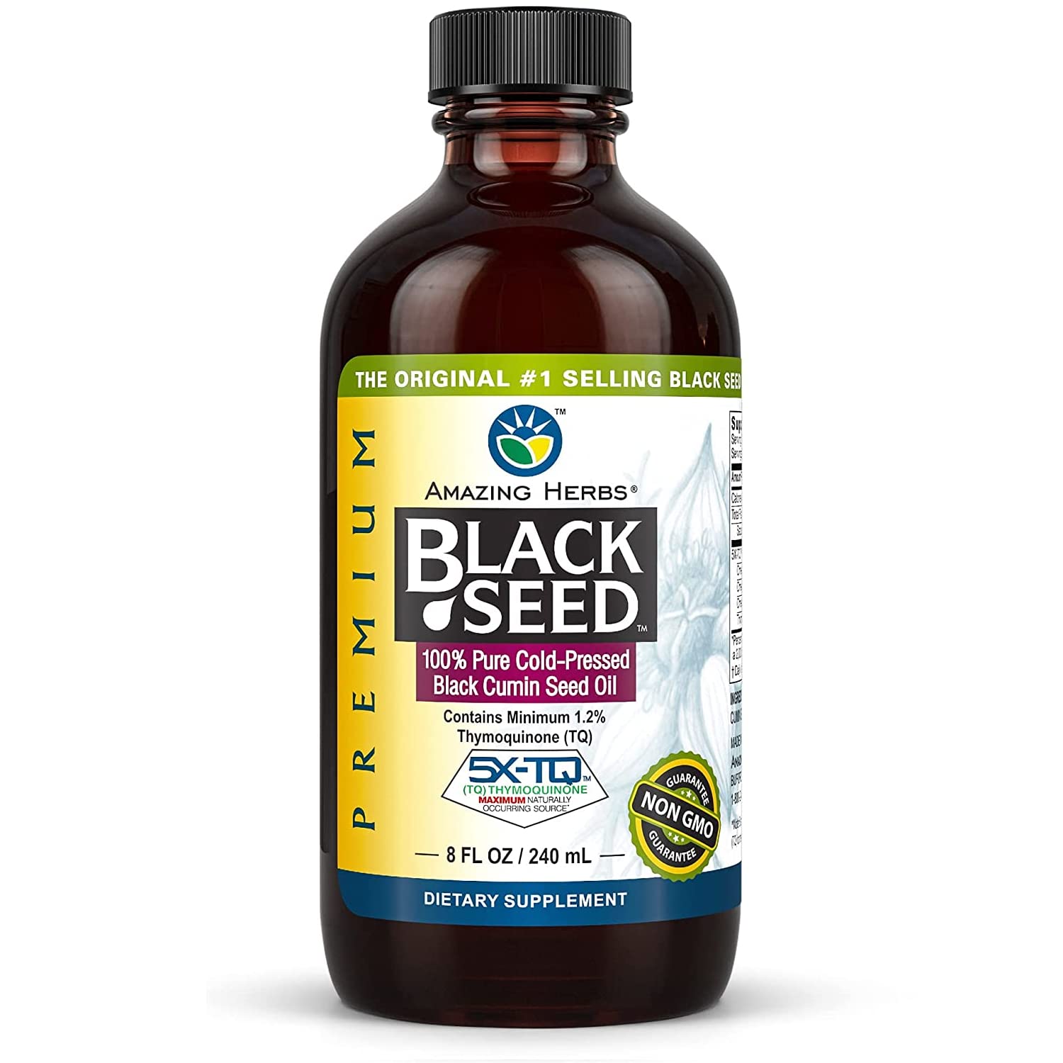 Black Seed Oil - Cold Pressed Nigella Sativa Aids