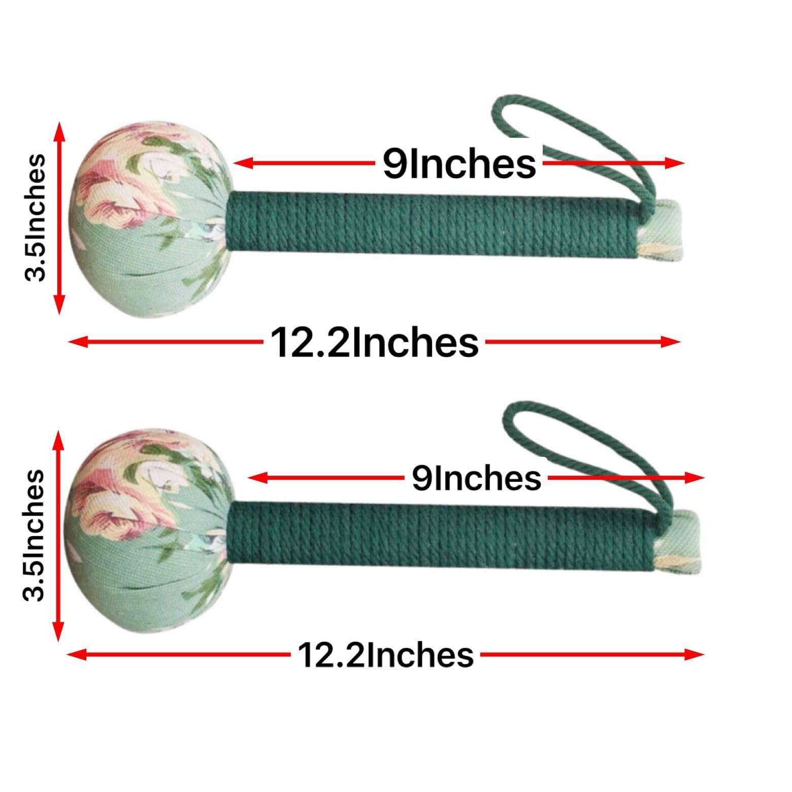 RPR Hammer - Manual Body Massage Hammer, 2pcs Green 12.5IN