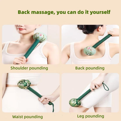 RPR Hammer - Manual Body Massage Hammer, 2pcs Green 12.5IN