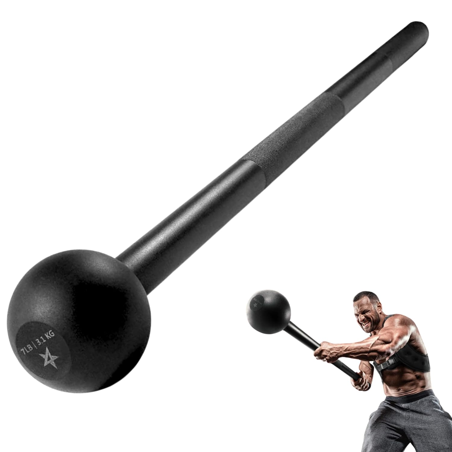 Mace Bell 7 lbs. for BALANCED PNF Movement Patter