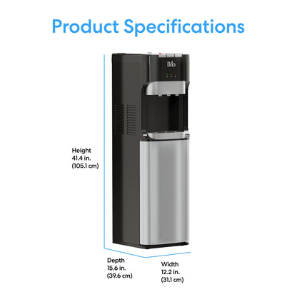 Water Cooler Dispenser - Bottom Loading for 5 Gallon Bottles