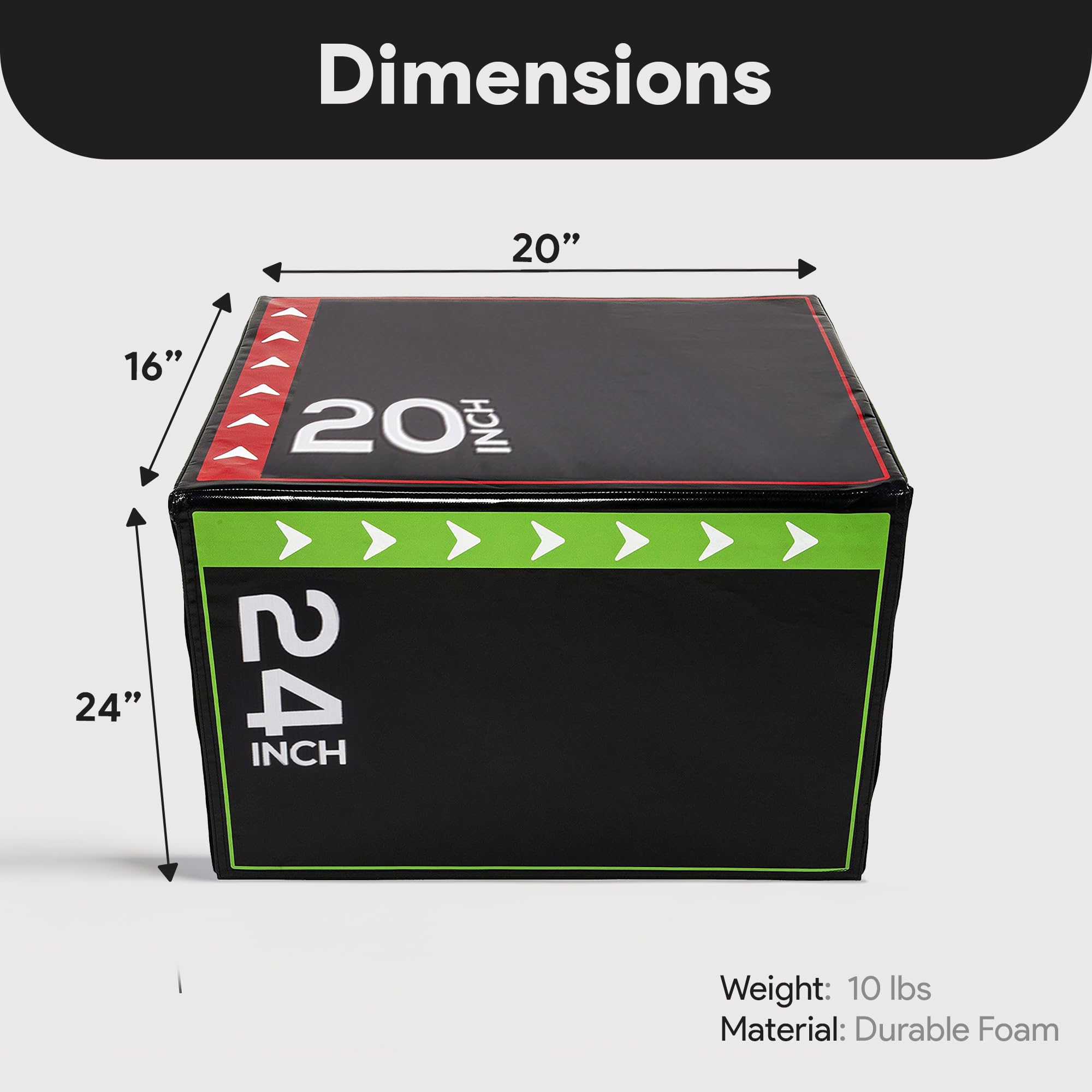 Foam Plyo Box - 3 in 1 heights