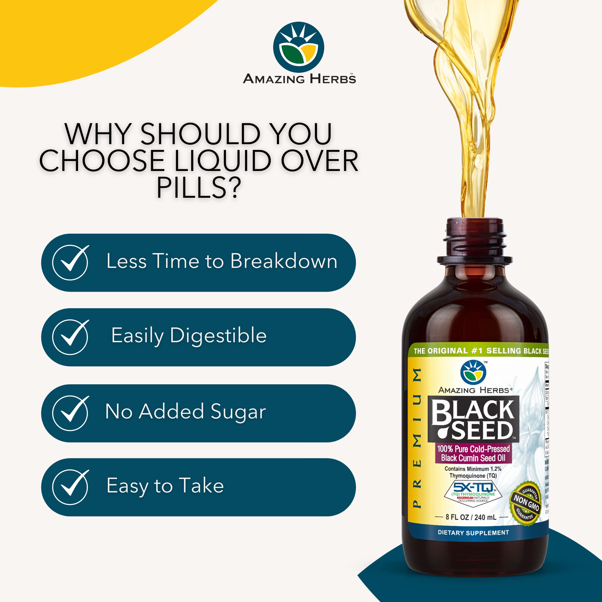 Black Seed Oil - Cold Pressed Nigella Sativa Aids