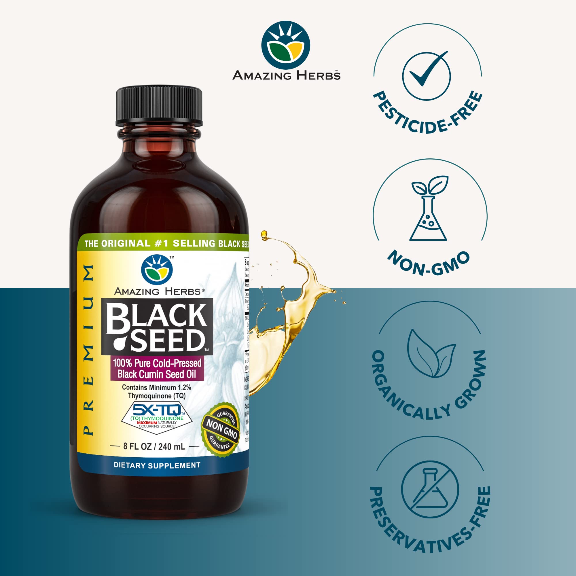 Black Seed Oil - Cold Pressed Nigella Sativa Aids