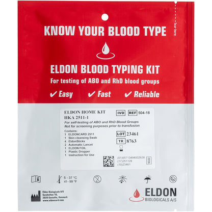 Blood Type Test KIT - Find Out if You are A, B, O, AB & Rh Null