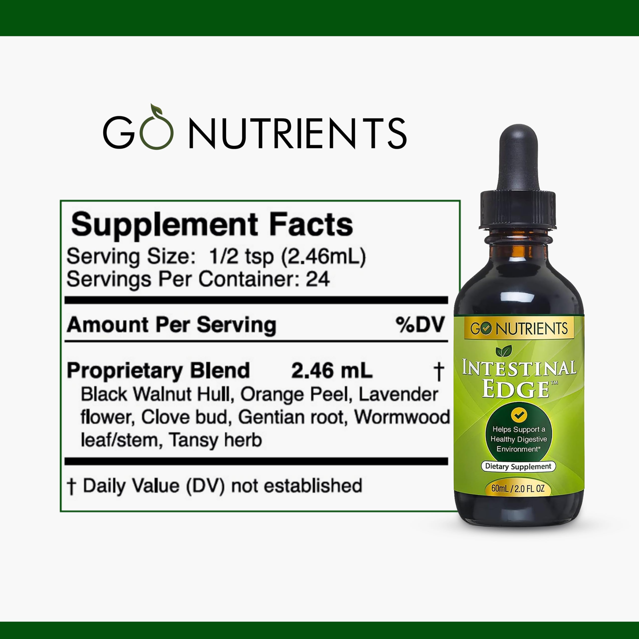 Intestinal Edge – Herbal Support for Digestion & Wellness – 2oz