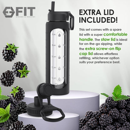 32 oz Glass Water Bottle - SCOTT'S FAVORITE!!