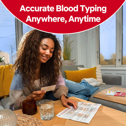 Blood Type Test KIT - Find Out if You are A, B, O, AB & Rh Null