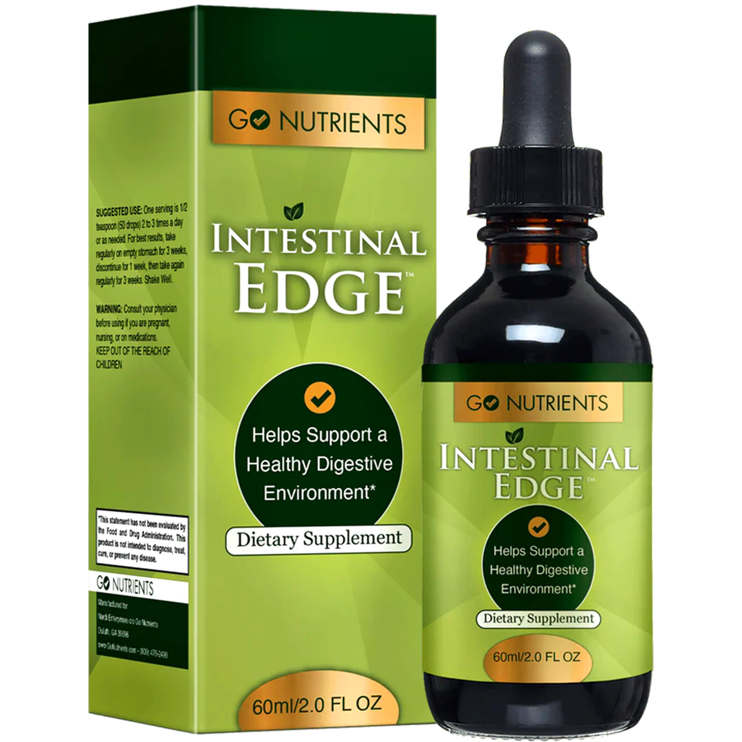 Intestinal Edge – Herbal Support for Digestion & Wellness – 2oz