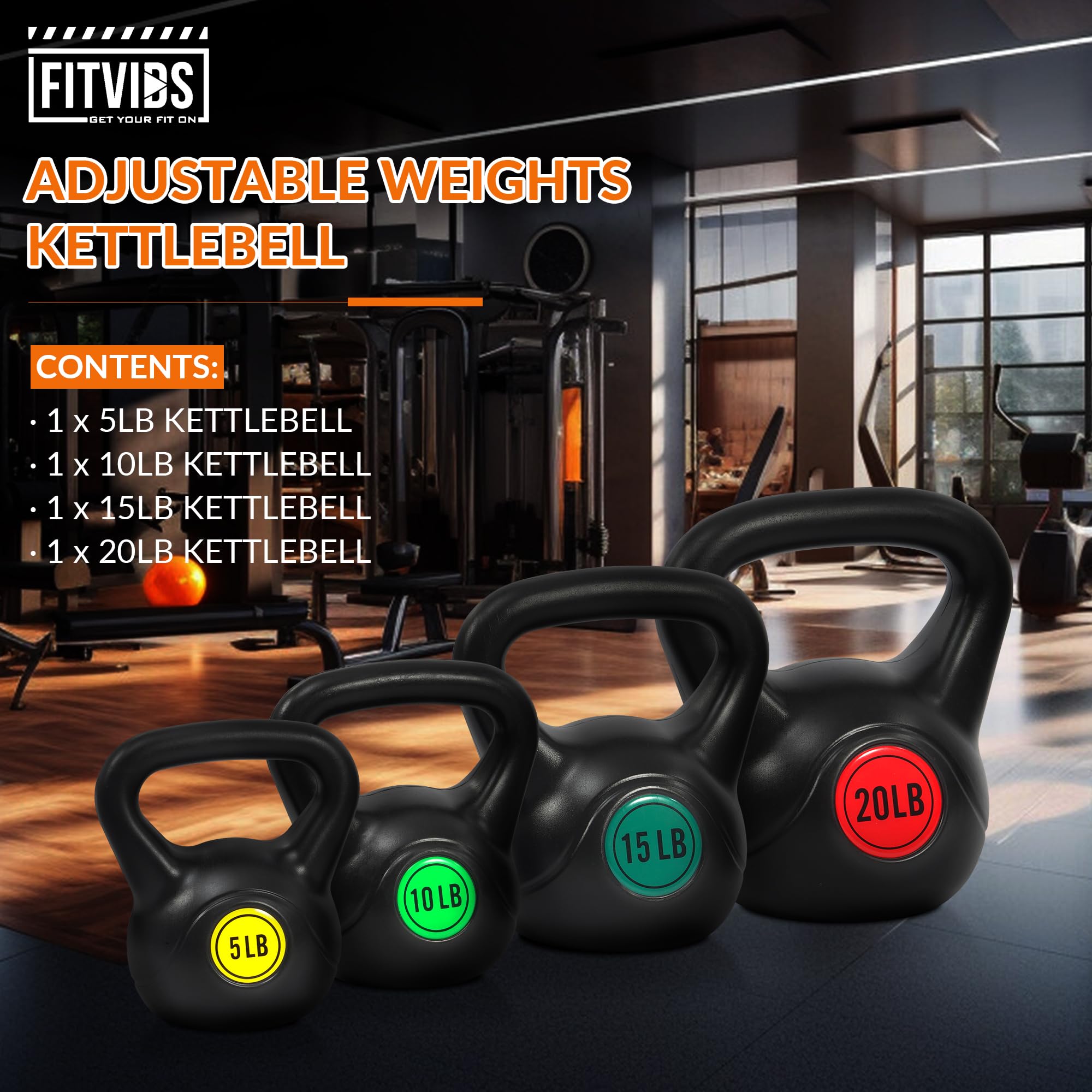 Kettlebell Sets 4 Piece