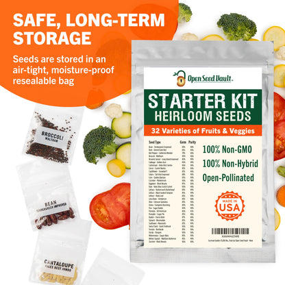 Michelle's Fav Seeds: Non GMO Heirloom Vegetable Seeds